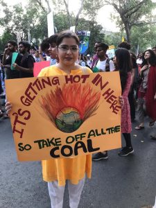 at climate march 2019 at climate march 2019